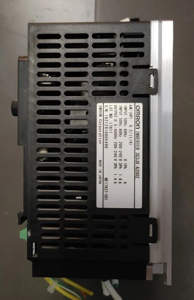 OMRON 3G3JX-A2004 Inverter Missing Cover With Warranty & Free Shipping