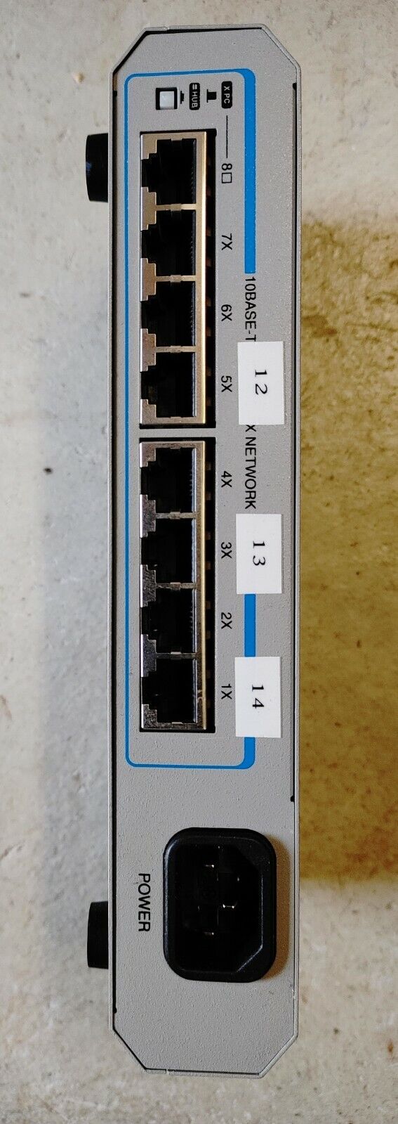 Used CentreCOM / FS708XL V3 / FAST ETHERNET SWITCH, 10BASE-T/100BASE-TX w/warranty