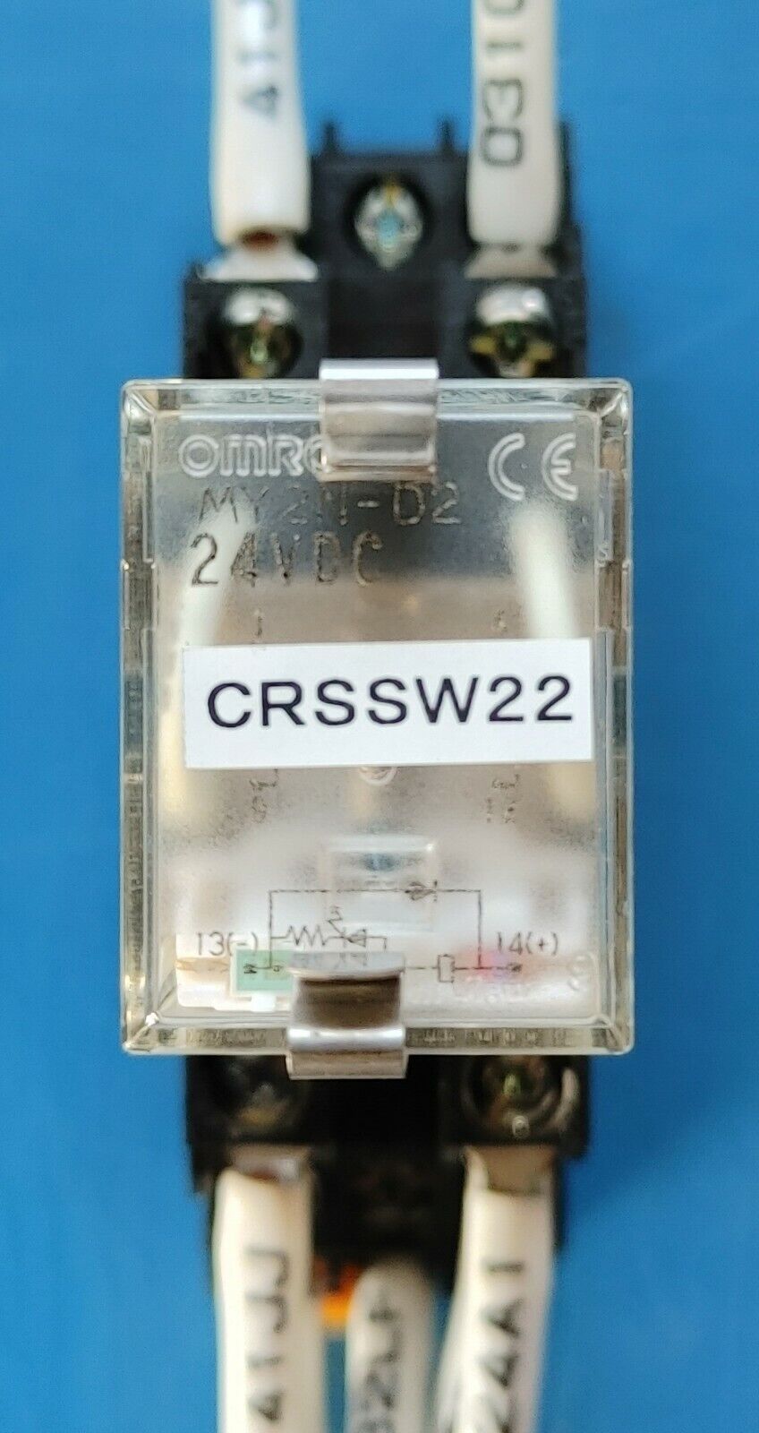 Omron MY2N-D2 Relay 24V With 1930C Base