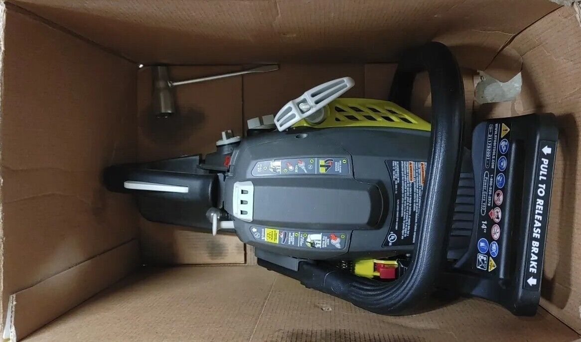 Ryobi RY3714 2 Cycle 14" 37cc Gas Powered Chainsaw with Warranty Free shipping