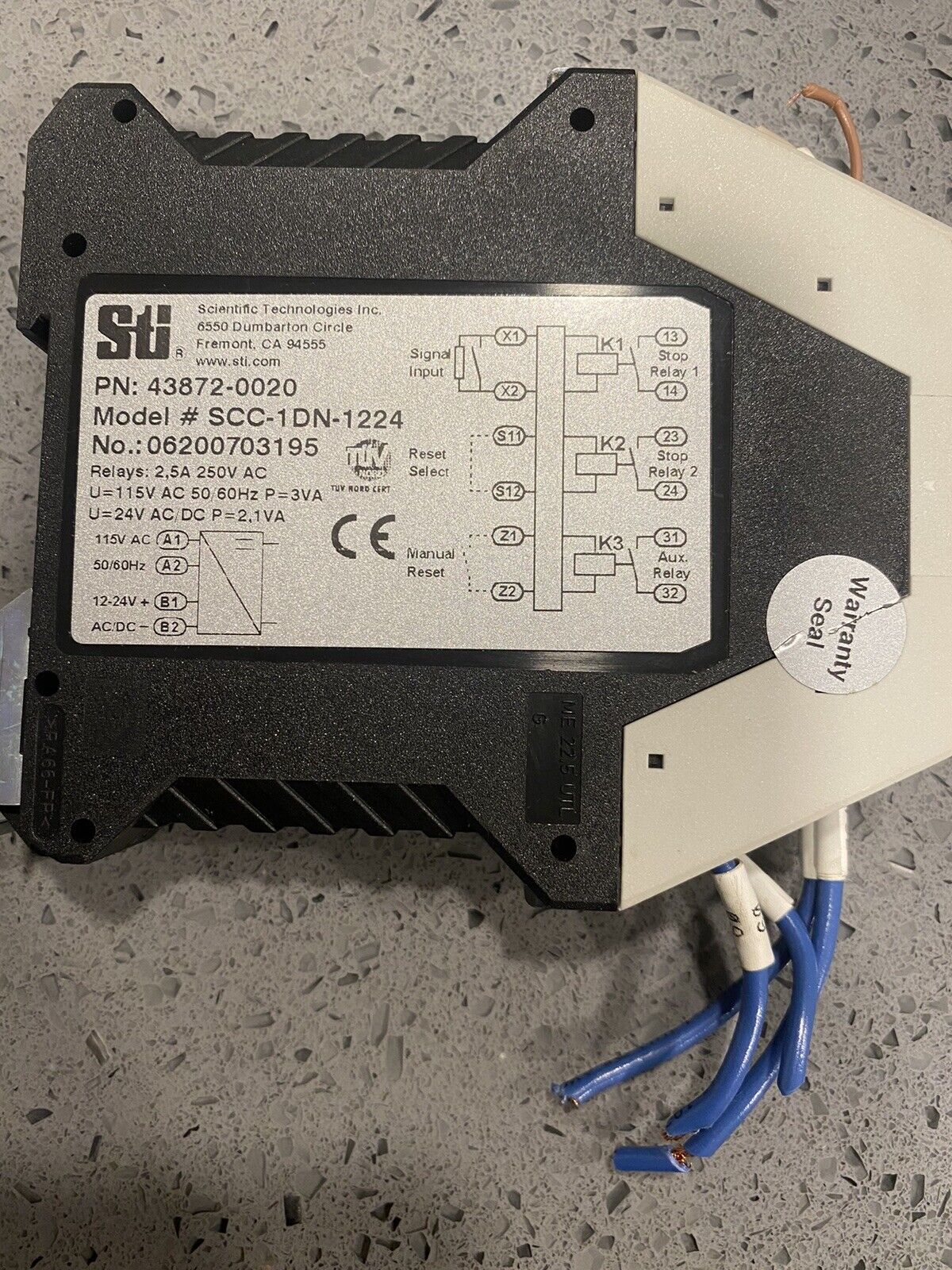 Used Safety Relay Controller Module SCC1DN1224 w/ warranty