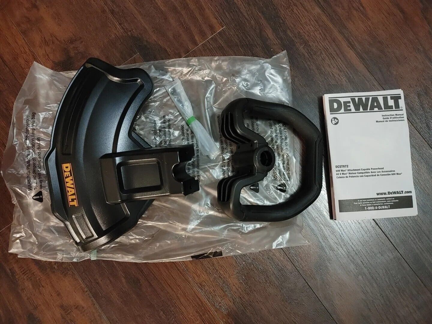 DEWALT 60V MAX Brushless Attachment Capable String Trimmer DCST972X1 Free Ship