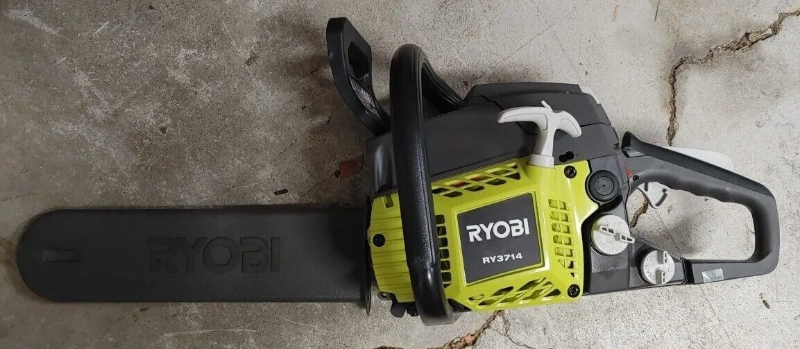 Ryobi RY3714 2 Cycle 14" 37cc Gas Powered Chainsaw with Warranty Free shipping