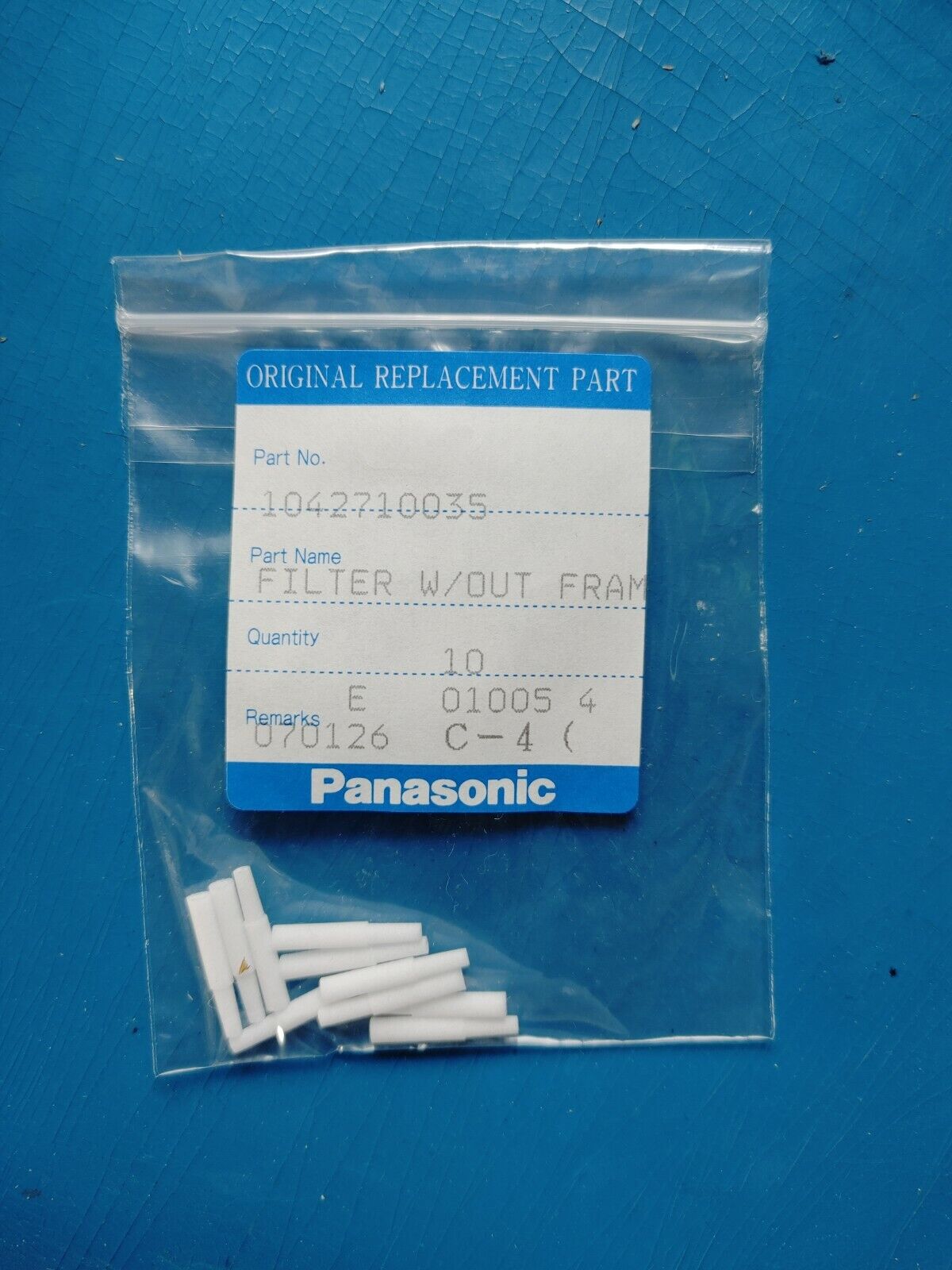 Panasonic MV2 Nozzle Filter 1042710035 pack of 10