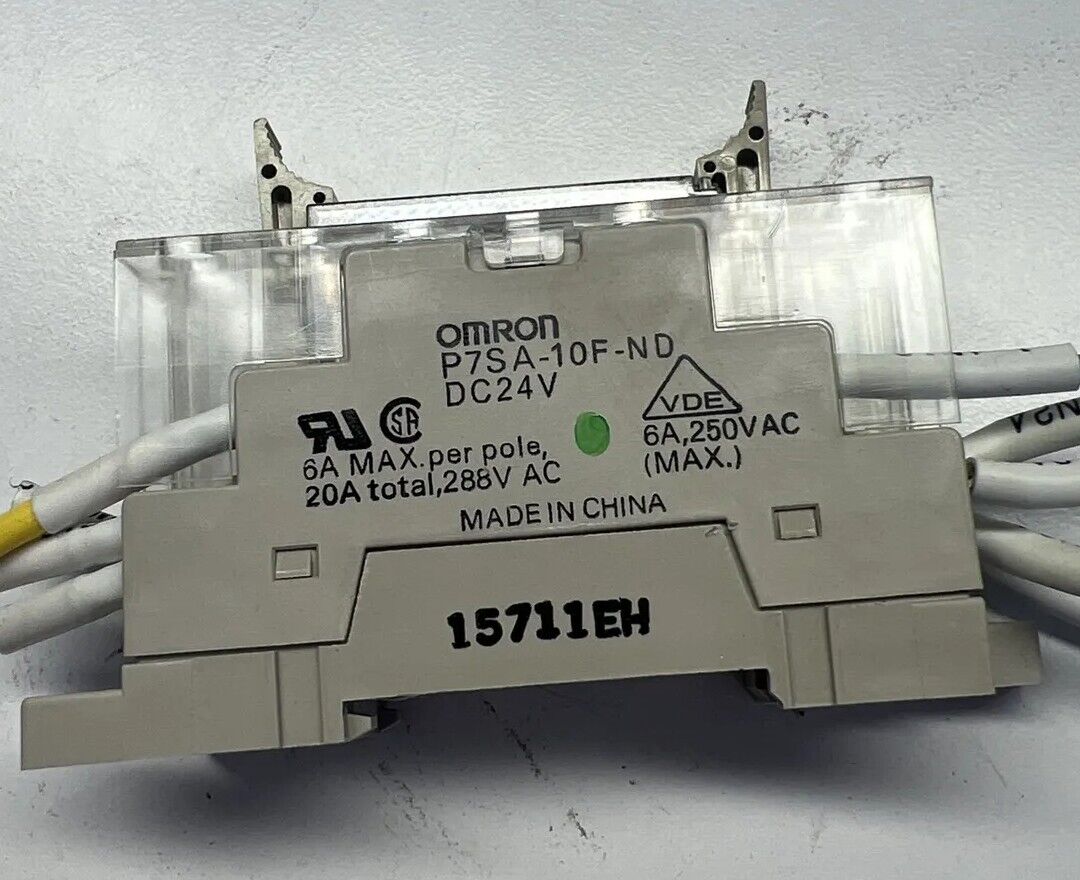 Used OMRON P7SA-10F-ND Base w/G7SA-3A1B Relay with Warranty & Free Shipping