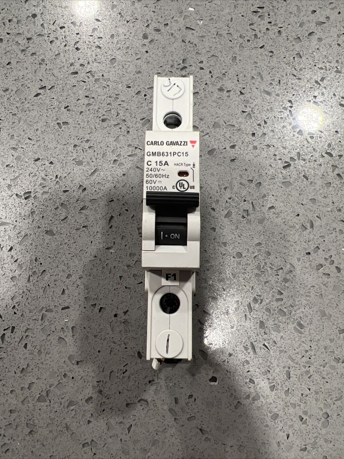 Used Carlo Gavazzi GMB631PC15 Circuit Breaker 1-Pole 15A with warranty