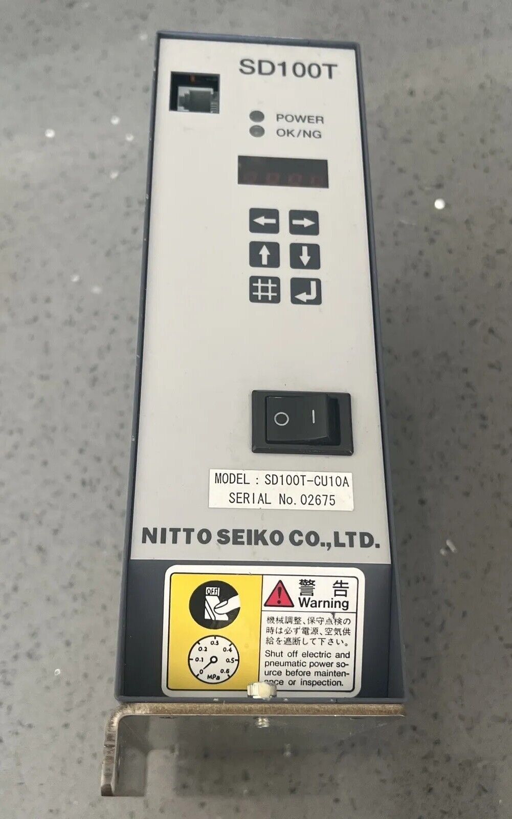 Used NITTO SEIKO SD100-CU10A DRIVE CONTROLLER SD-100 SD100CU10A w/warranty