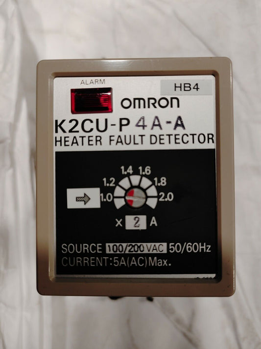 K2CU-P4A-A Omron 100/200VAC 50/60HZ 5A AC Heater Fault Detector