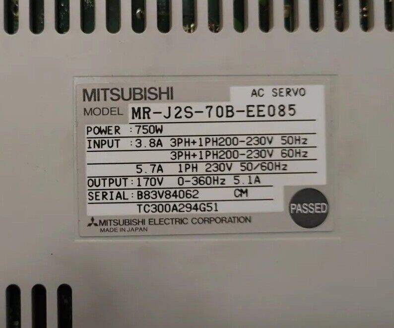 MITSUBISHI MR-J2S-40B-EE085 AC Servo Driver w/warranty Free Shipping