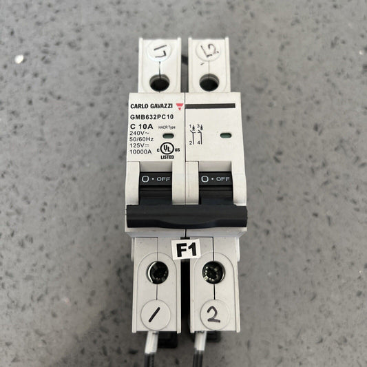 Used CARLO GAVAZZI GMB632PC10 10Amp Circuit Breaker w/warranty