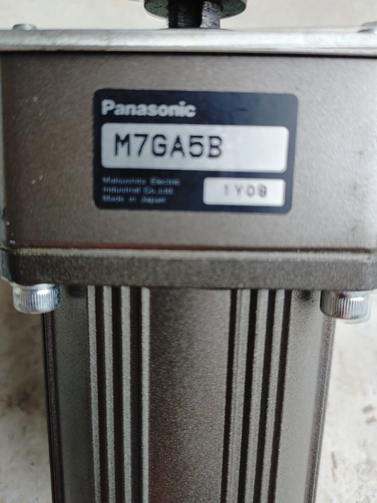 Used Panasonic M7RA15G4L Geared Servo Motor with Gear Head M7GA5B w/Warranty