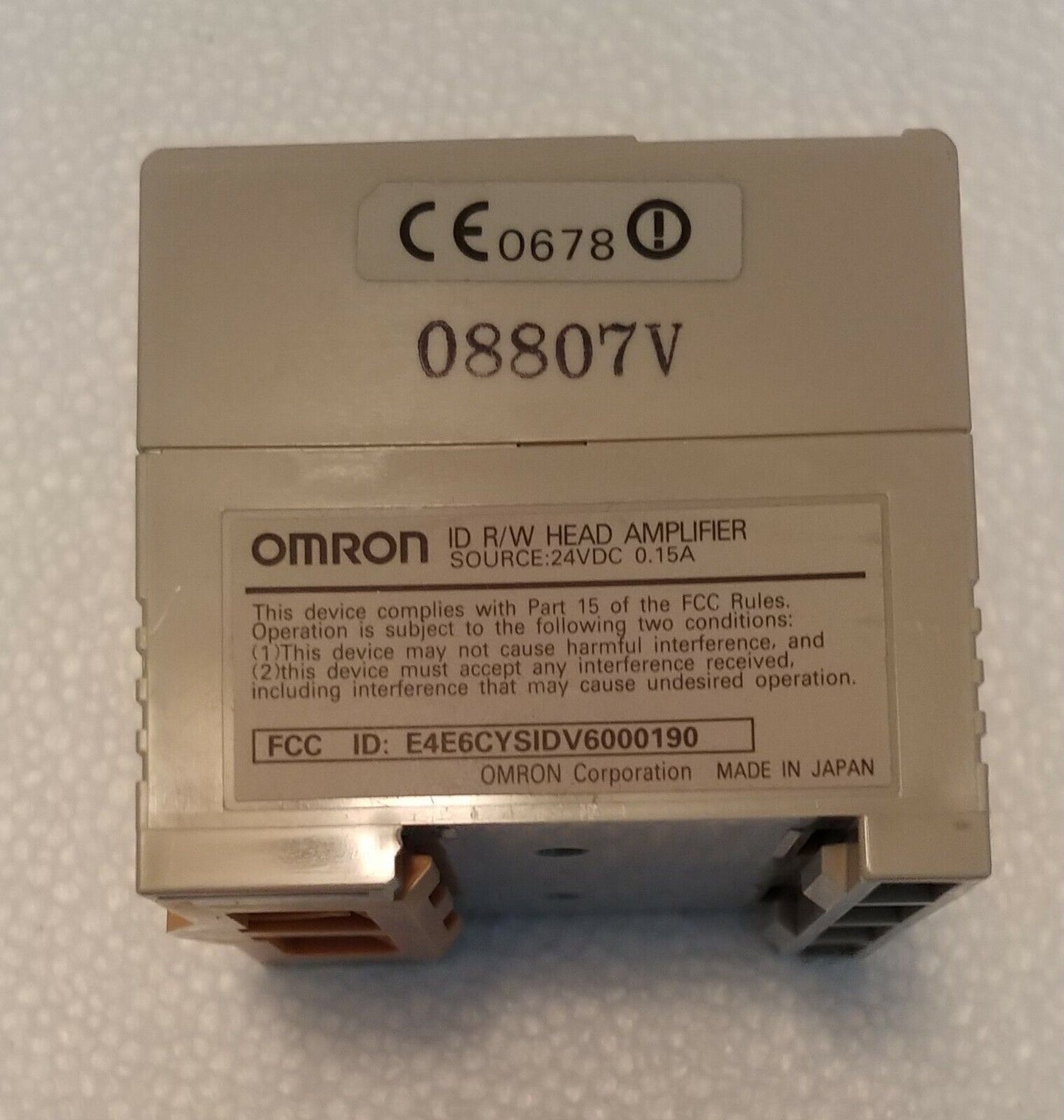 OMRON V600-HAM42-DRT, R/W HEAD AMPLIFIER, 24VDC, 1.5A