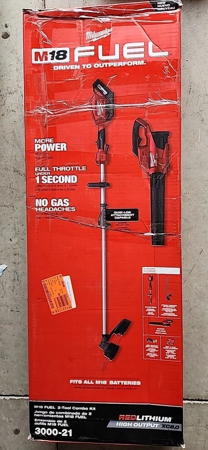 Milwaukee M18 FUEL 2-Tool Combo Kit 3000-21 with Warranty & Free Shipping