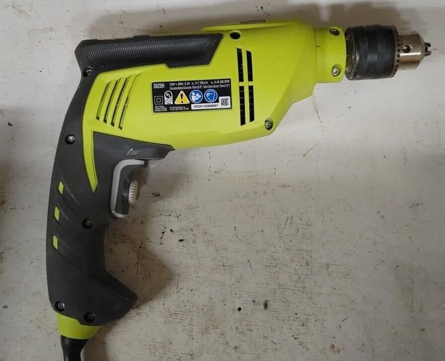 RYOBI  R620H 6.2 Amp Corded 5/8 in. Variable Speed Hammer Drill Free Shipping