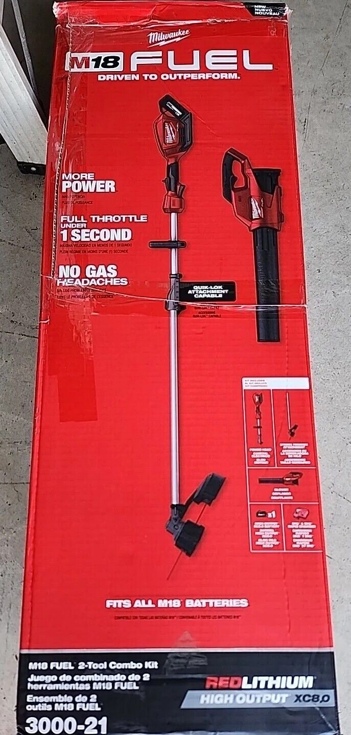 Milwaukee M18 FUEL 2-Tool Combo Kit 3000-21 with Warranty & Free Shipping