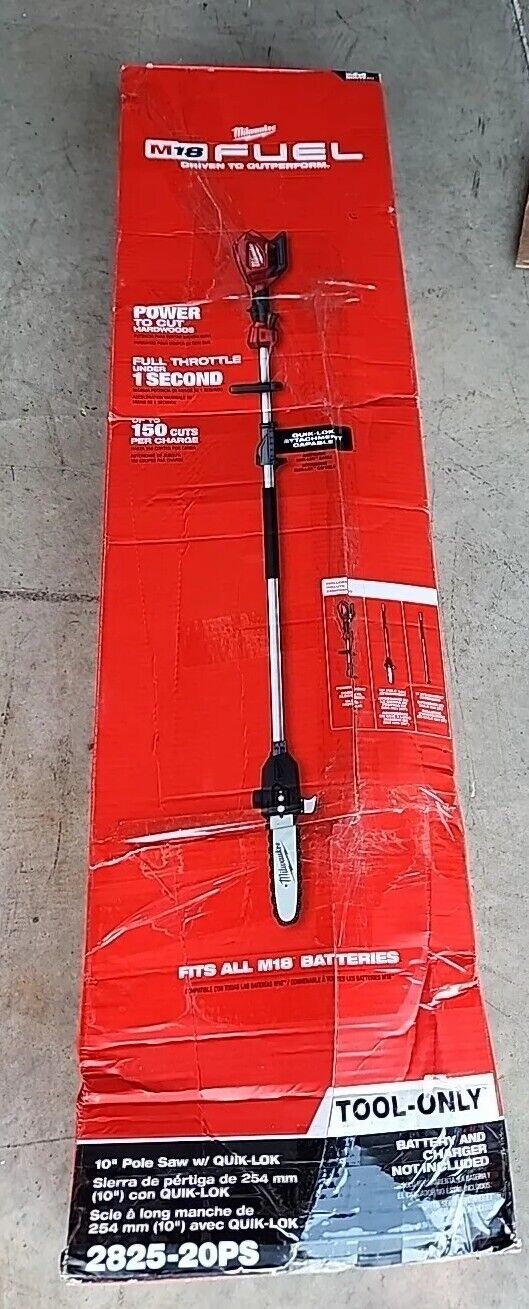 Milwaukee 2825-20PS 10 inch Pole Chainsaw - with Warranty & Free Shipping