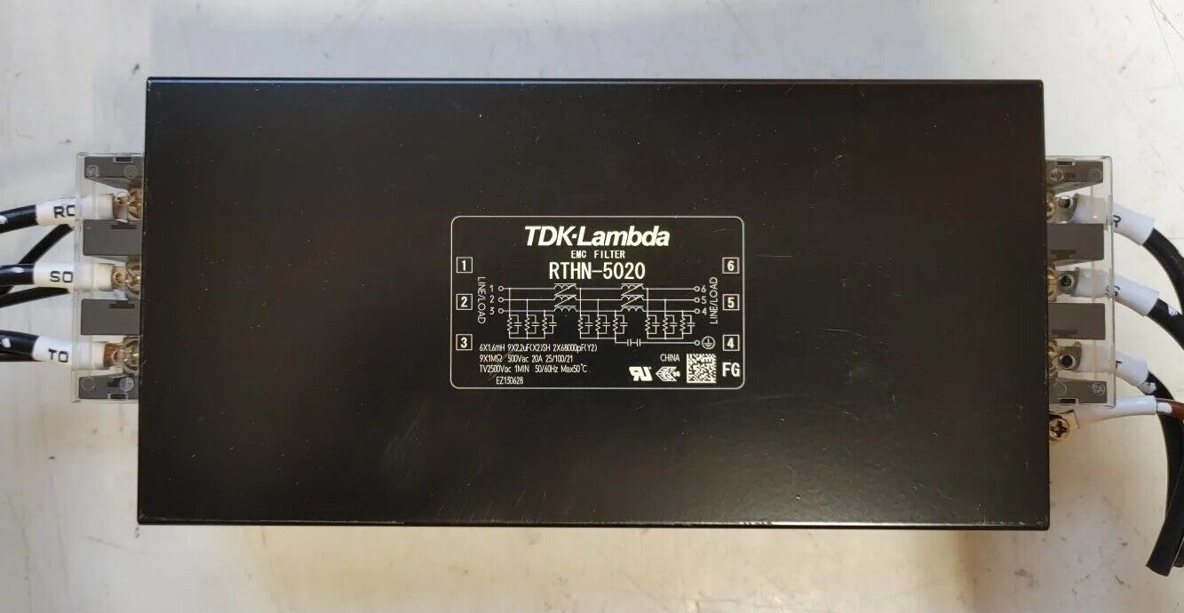 TDK-Lambda / RTHN-5020 EMC FILTER with Warranty Free Shipping