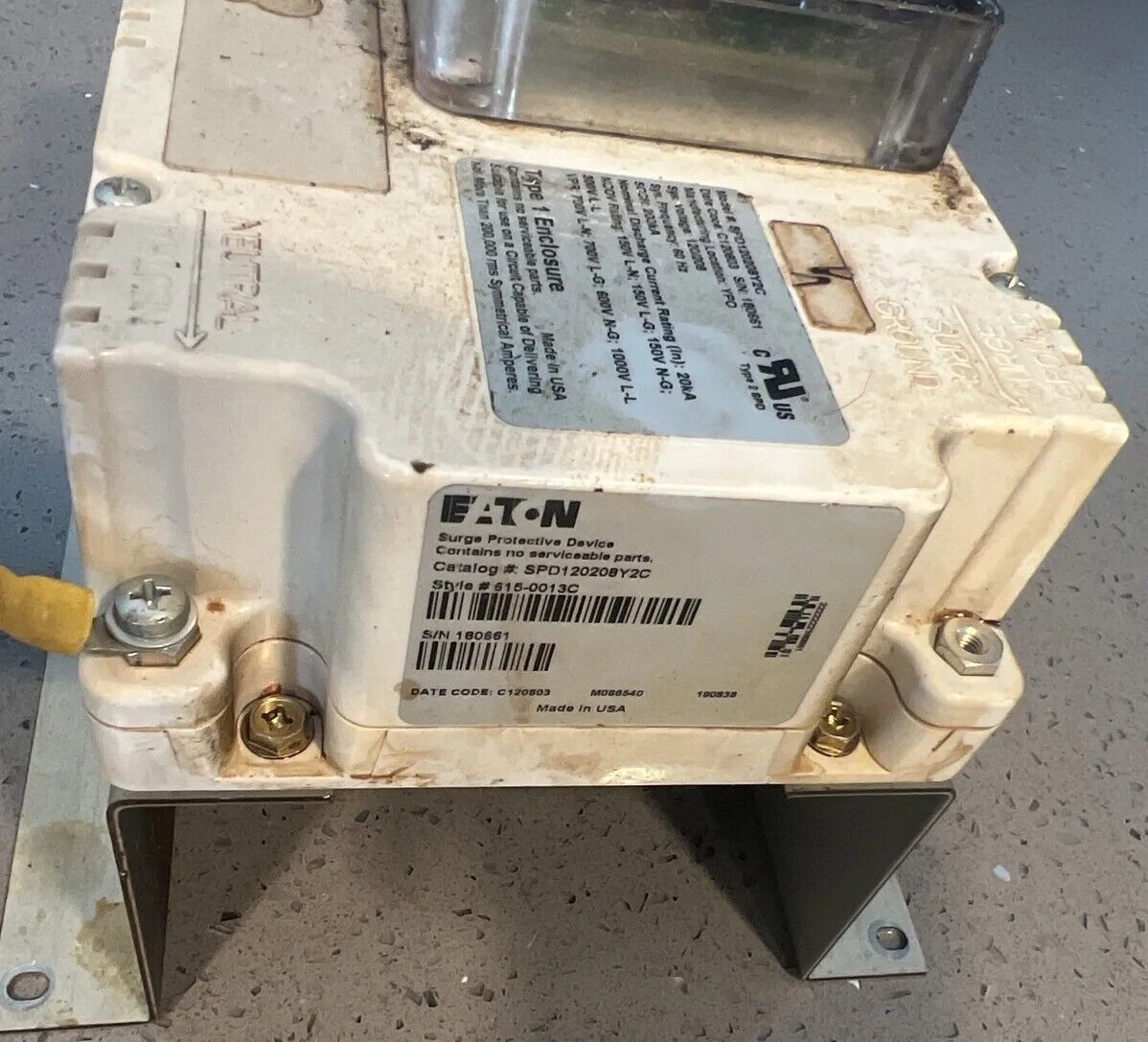 Used Eaton SPD120208Y2C Surge Protective Device SPD Series w/warranty Free Ship