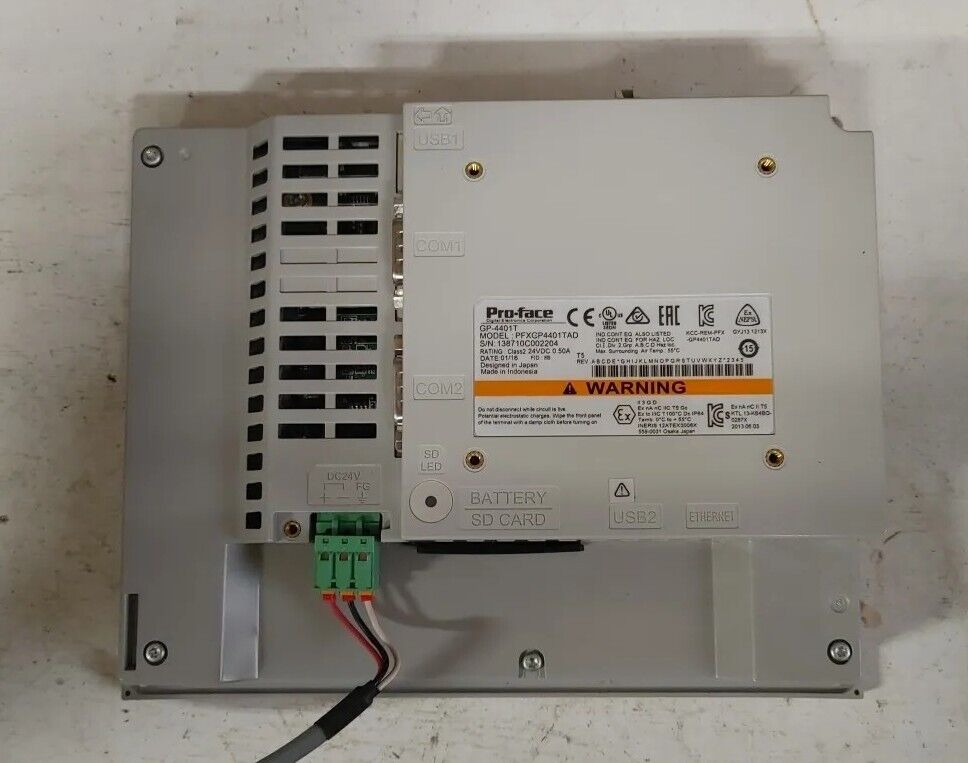 Proface GP-4401T Model: PFXGP4401TAD HMI 7" DC Analog GP4000 Series