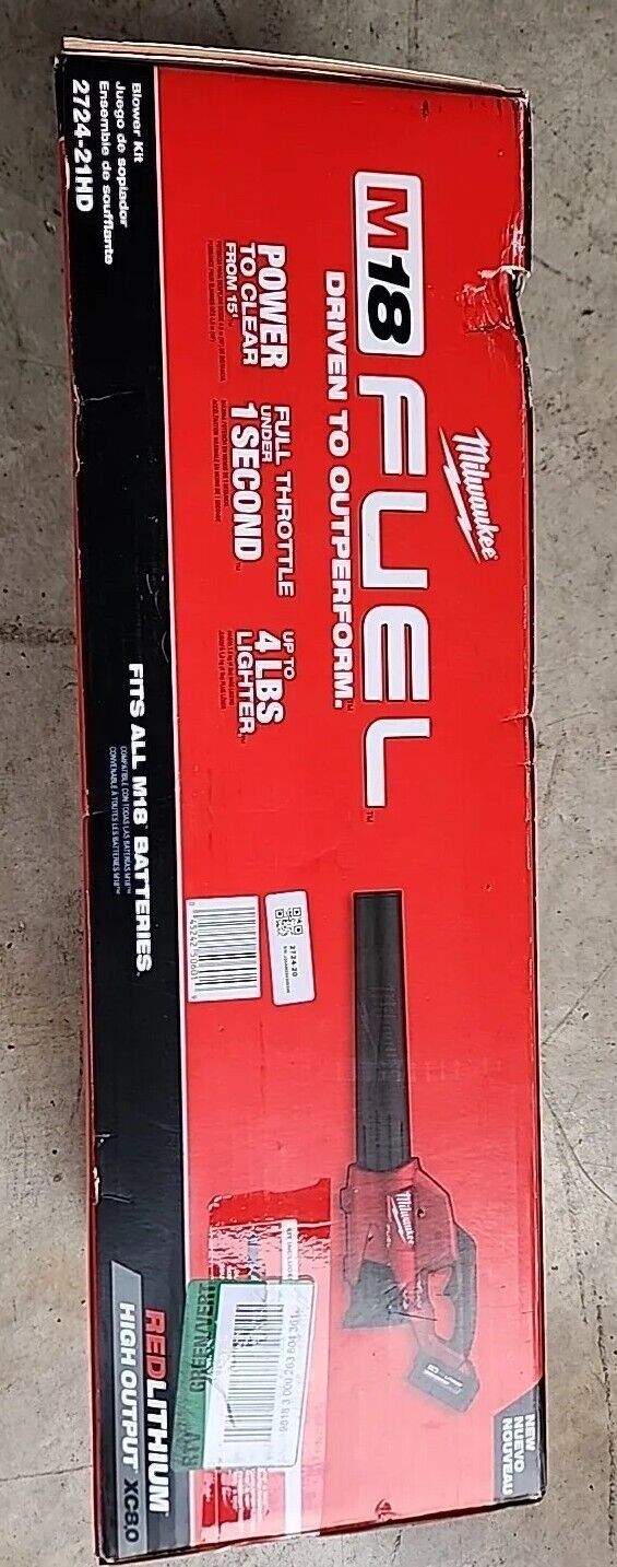 Milwaukee 272421HD M18 FUEL Lithium-Ion Cordless Blower Kit (8 Ah) New