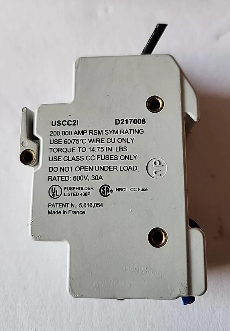 Ferraz Shawmut USCC21 / D217008 Fuse Holder & Fuse 30A with Warranty & Free Ship