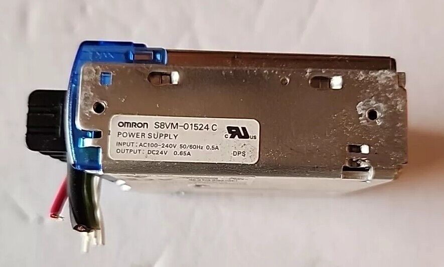 Omron S8VM-01524C Power Supply Out: 24VDC 0.65A In: 100-240VAC with Warranty