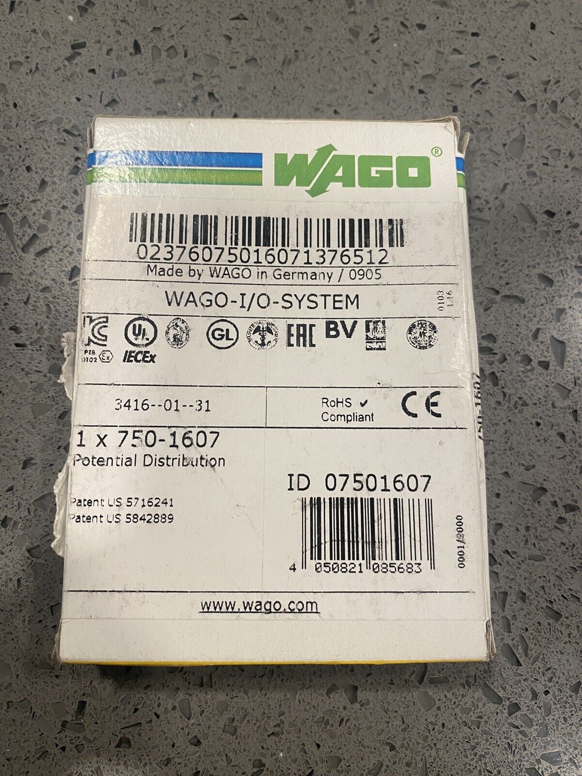 New Wago 750-1607 w/ warranty Free