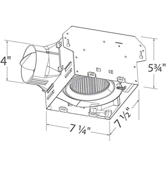 Delta BreezIntegrity ITG100ELED Shower Fan 100 CFM Edge-lit Warranty & Free Ship