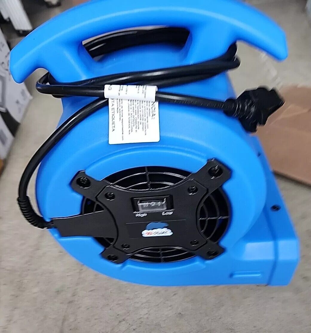 B-Air VP-15 1/8 HP Air Mover Carpet Dryer Floor Blower Fan for Flood Restoration