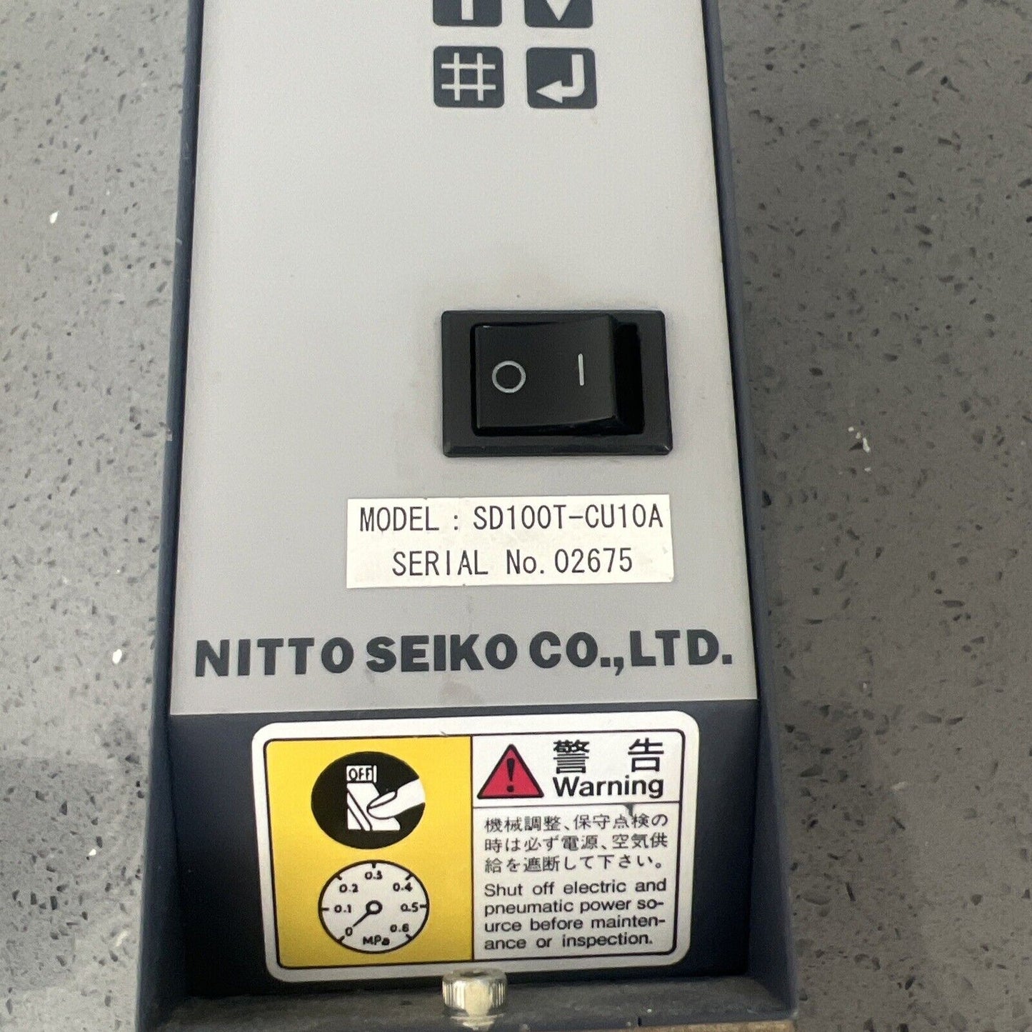 Used NITTO SEIKO SD100-CU10A DRIVE CONTROLLER SD-100 SD100CU10A w/warranty