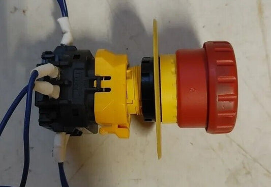 Idec XW1E-BV Red & Yellow Emergency Stop Switch with Warranty Free shipping