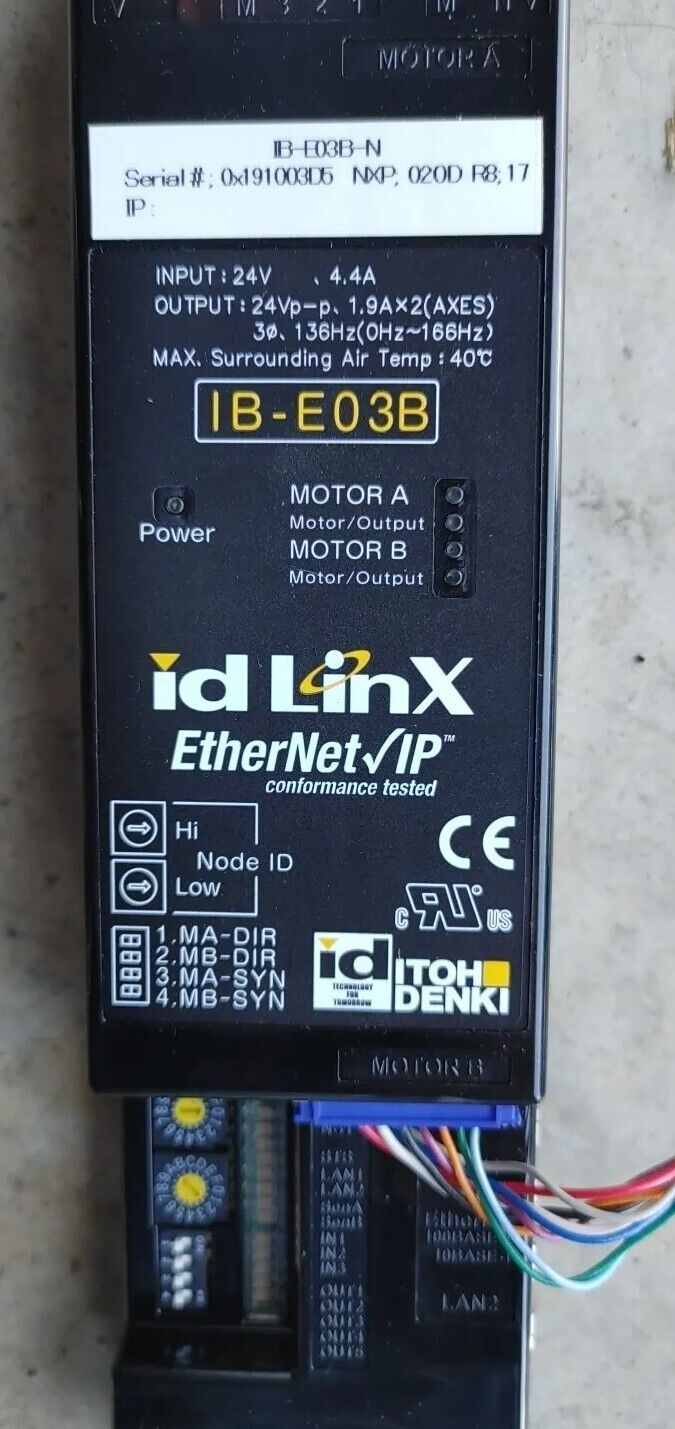 ID LINX IB-E03B Ethernet IP Itoh Denki with Warranty & Free shipping