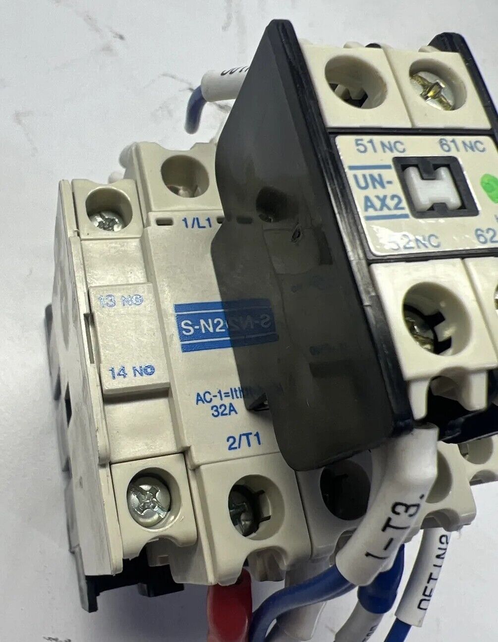 Used Mitsubishi S-N20 Magnetic Contactor with UN-AX2 warranty & Free Shipping