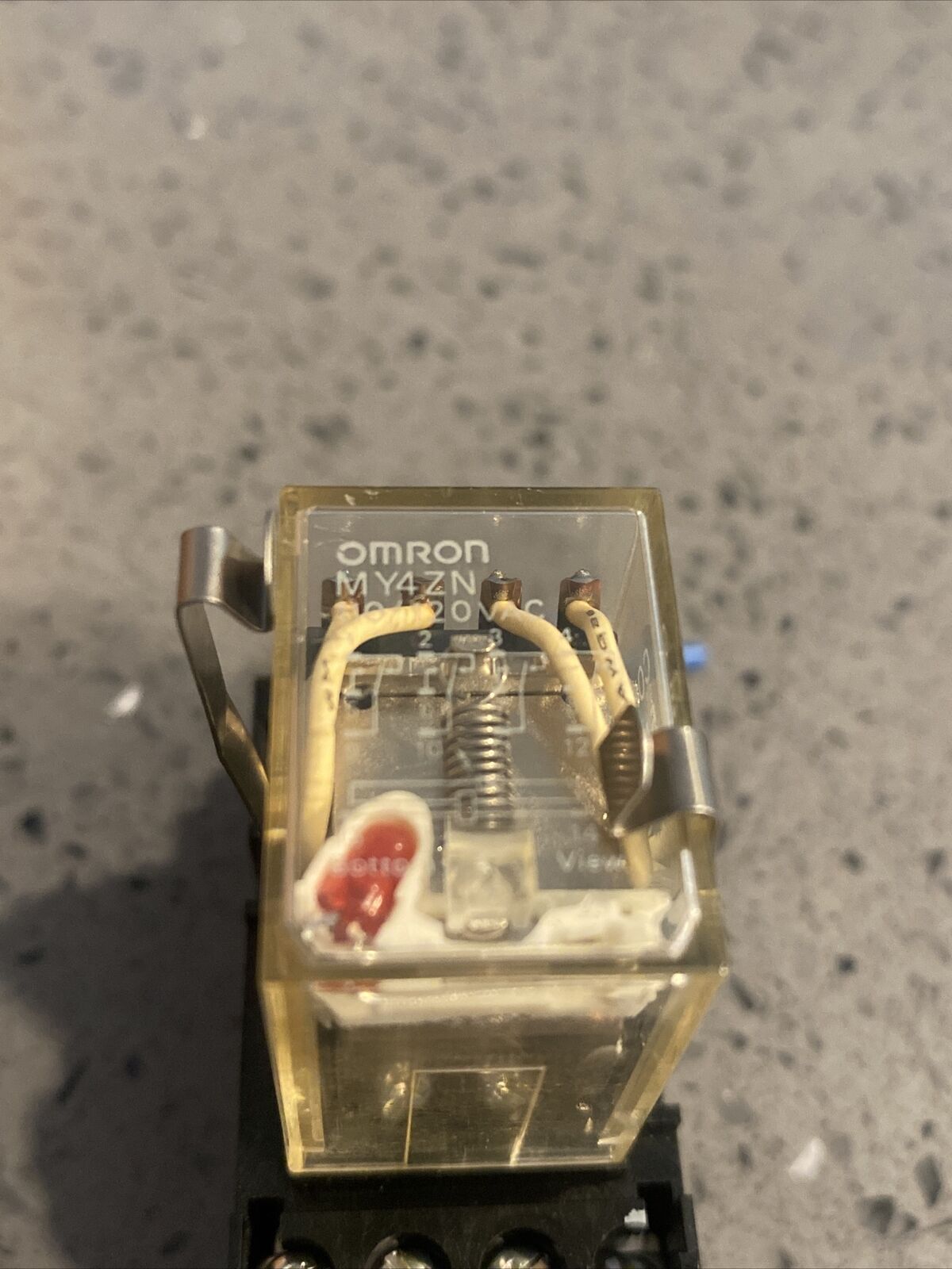 Used Omron 14 Pin Relay W/ Base MY4ZN w/ warranty