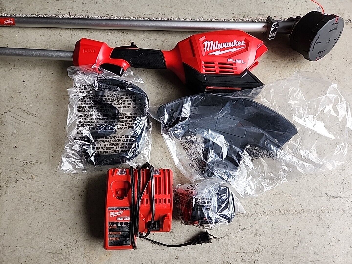 Milwaukee M18 18V Battery String Trimmer Red 2825-21ST with Warranty & Free Ship