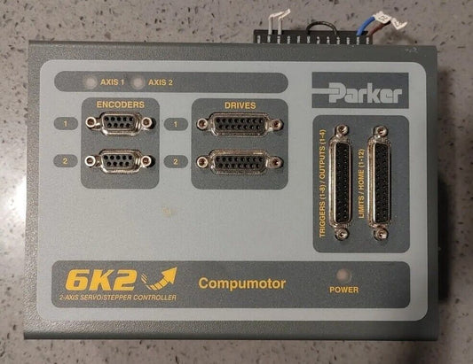 PARKER 6K2 2-AXIS SERVO/STEPPER CONTROLLER 6K2-NK Warranty & Free Shipping