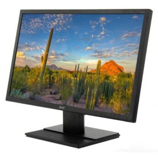 Acer V6 Series V246HL 24" LCD Monitor, Stand, Cords Warranty & Free Shipping