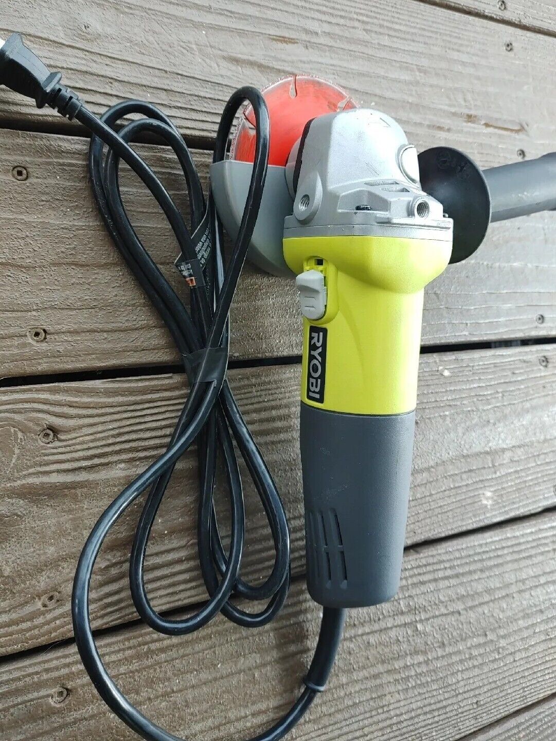 Ryobi AG4031G 4 1/2" Barrel Grip Corded Angle Grinder 5.5A 120V Free Shipping