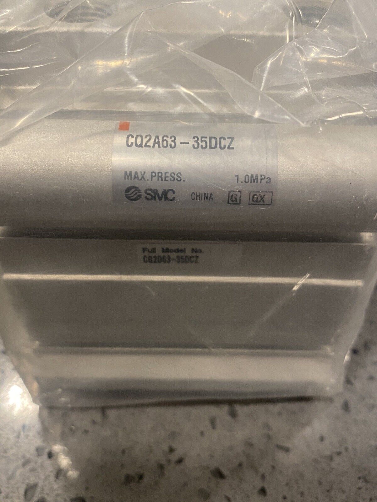 New SMC CQ2A63-35DC2 w/ warranty