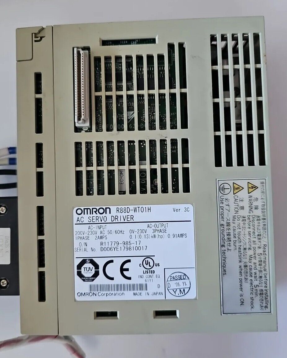 OMRON AC SERVO DRIVE R88D-WT01H Version 3C with Warranty & Free Shipping