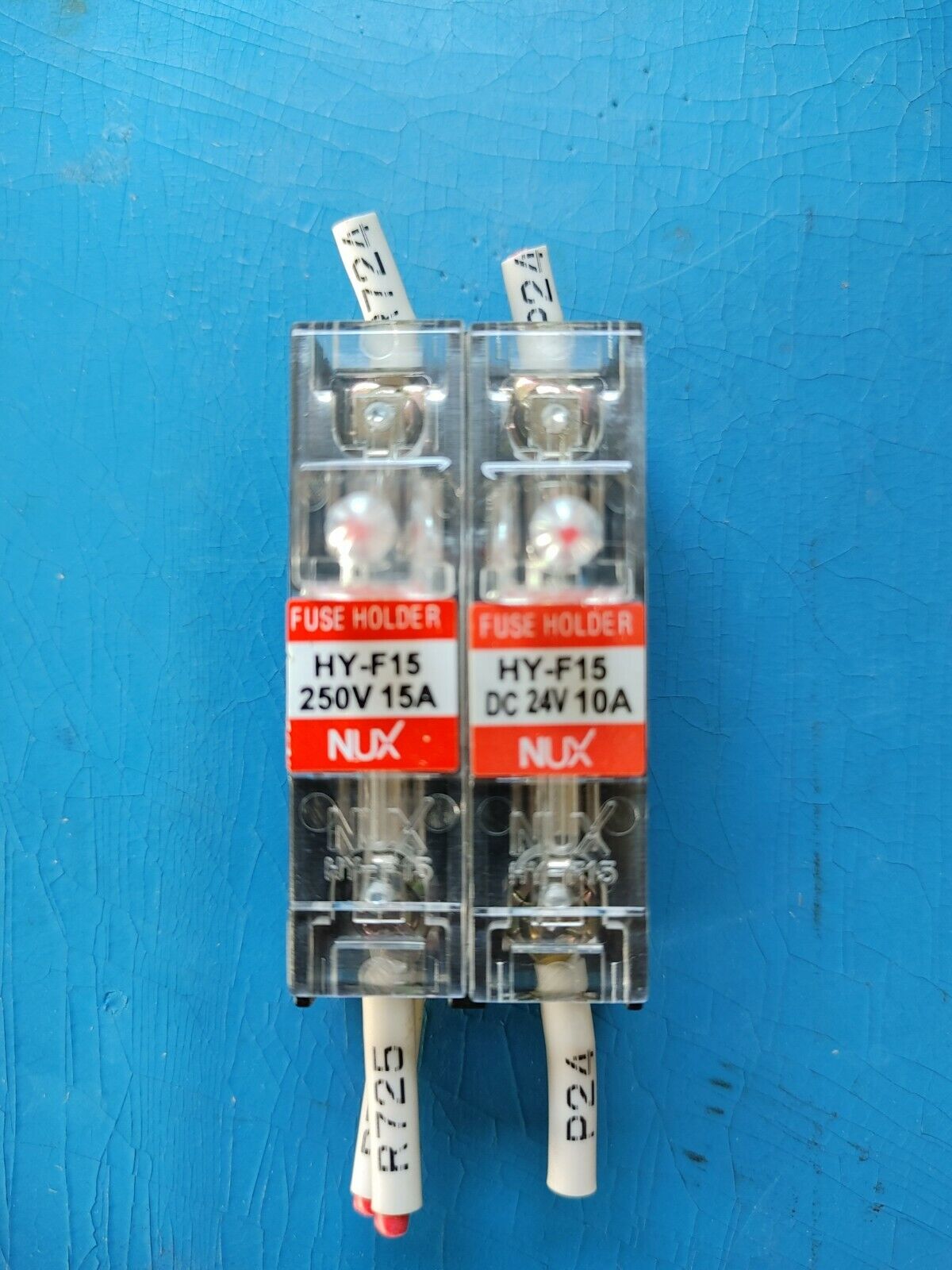 Lot of 2 Hanyoung HY-F15 Fuse Holder 250V 15A