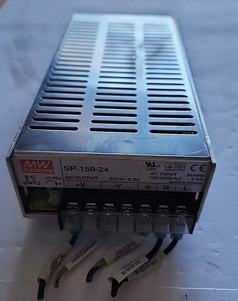 Mean Well SP-150-24 Power Supply 150W 24V 6.3A with Warranty & Free Shipping