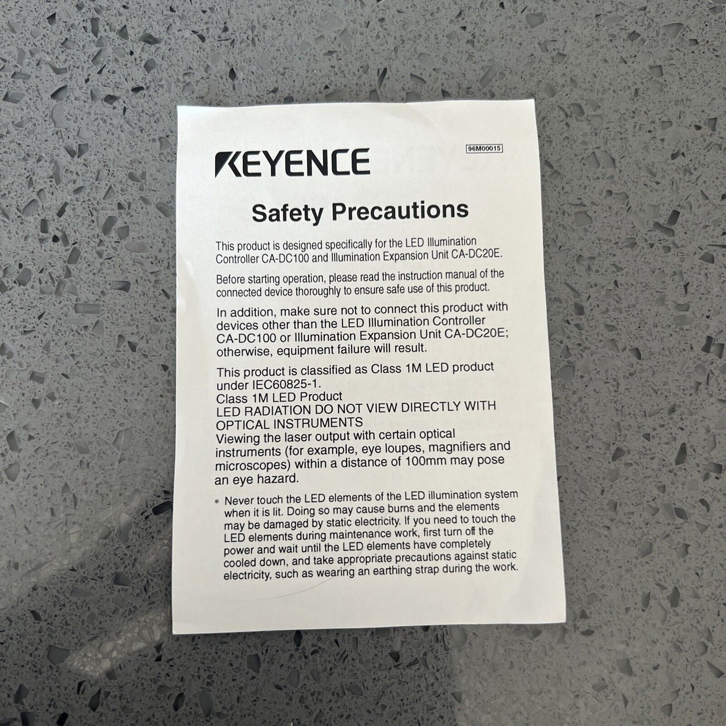 New KEYENCE CORP CA-DBB5 / CADBB5 w/ warranty