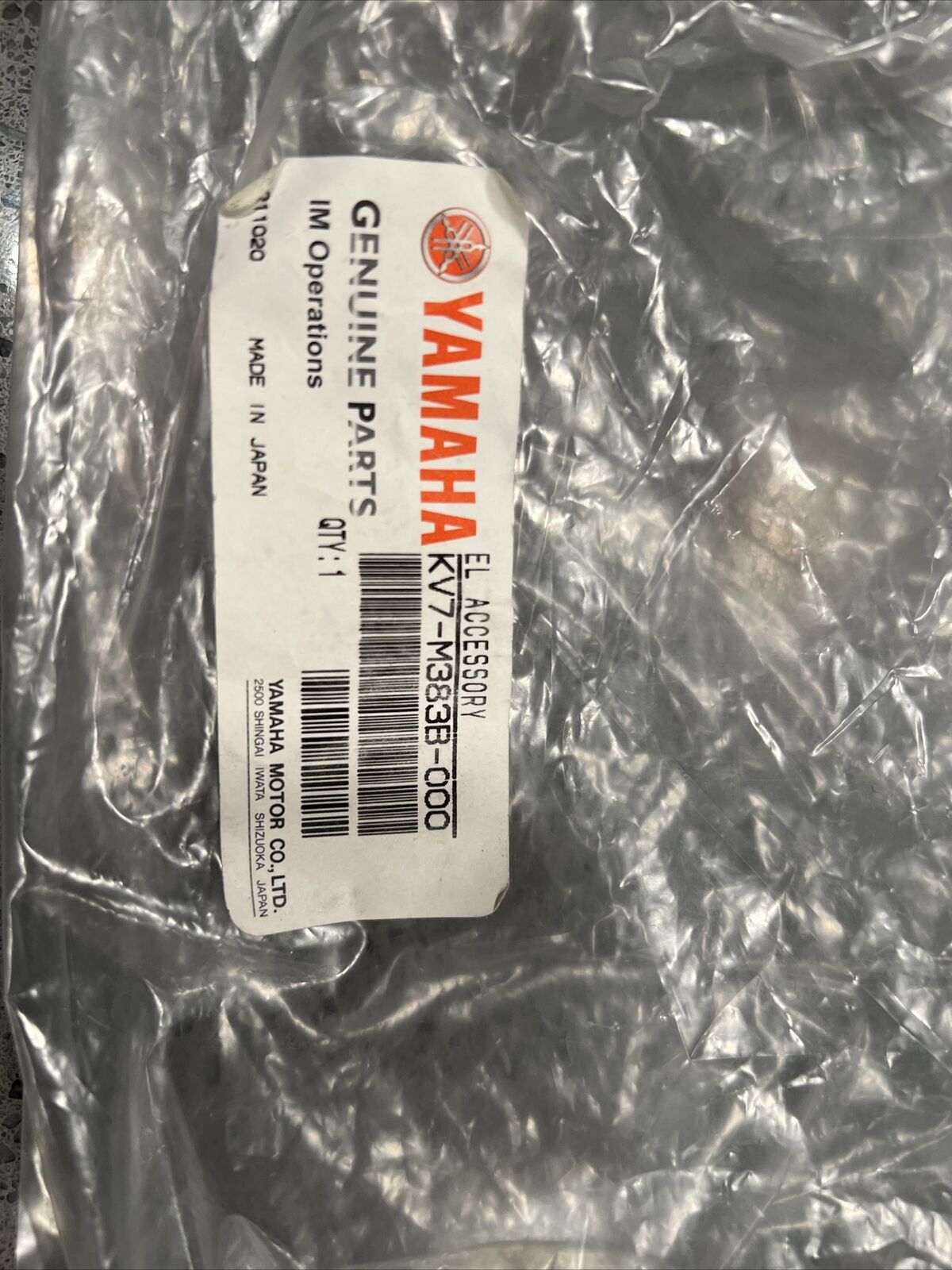 New Yamaha EL Accessory KV7-M383B-000 w/ warranty