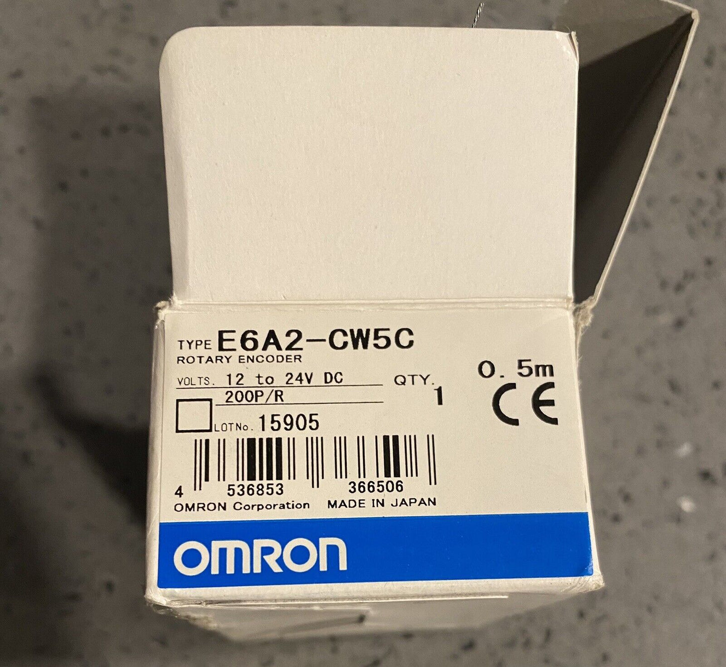 OMRON Rotary Encoder E6A2-CW5C w/ warranty