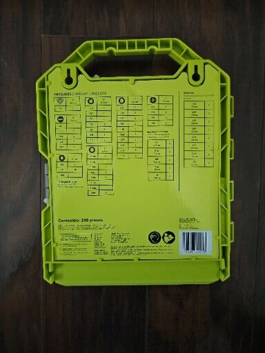 Ryobi 200 Piece Impact Drill Bit Kit A982004 NEW Free Shipping