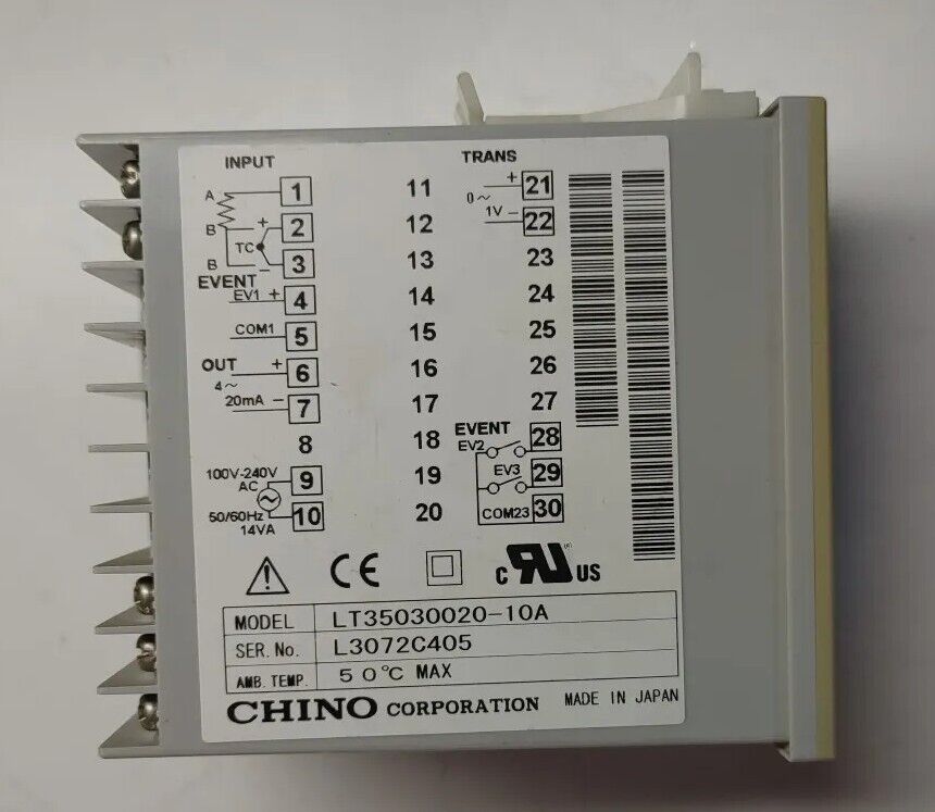 CHINO LT350 LT35030020-10A Temperature Controller with Warranty & Free Shipping