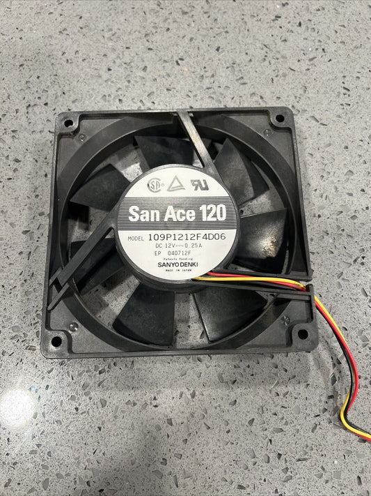 Used Sanyo Denki San Ace 120 109P1212F4D06 Cooling Fan w/ warranty