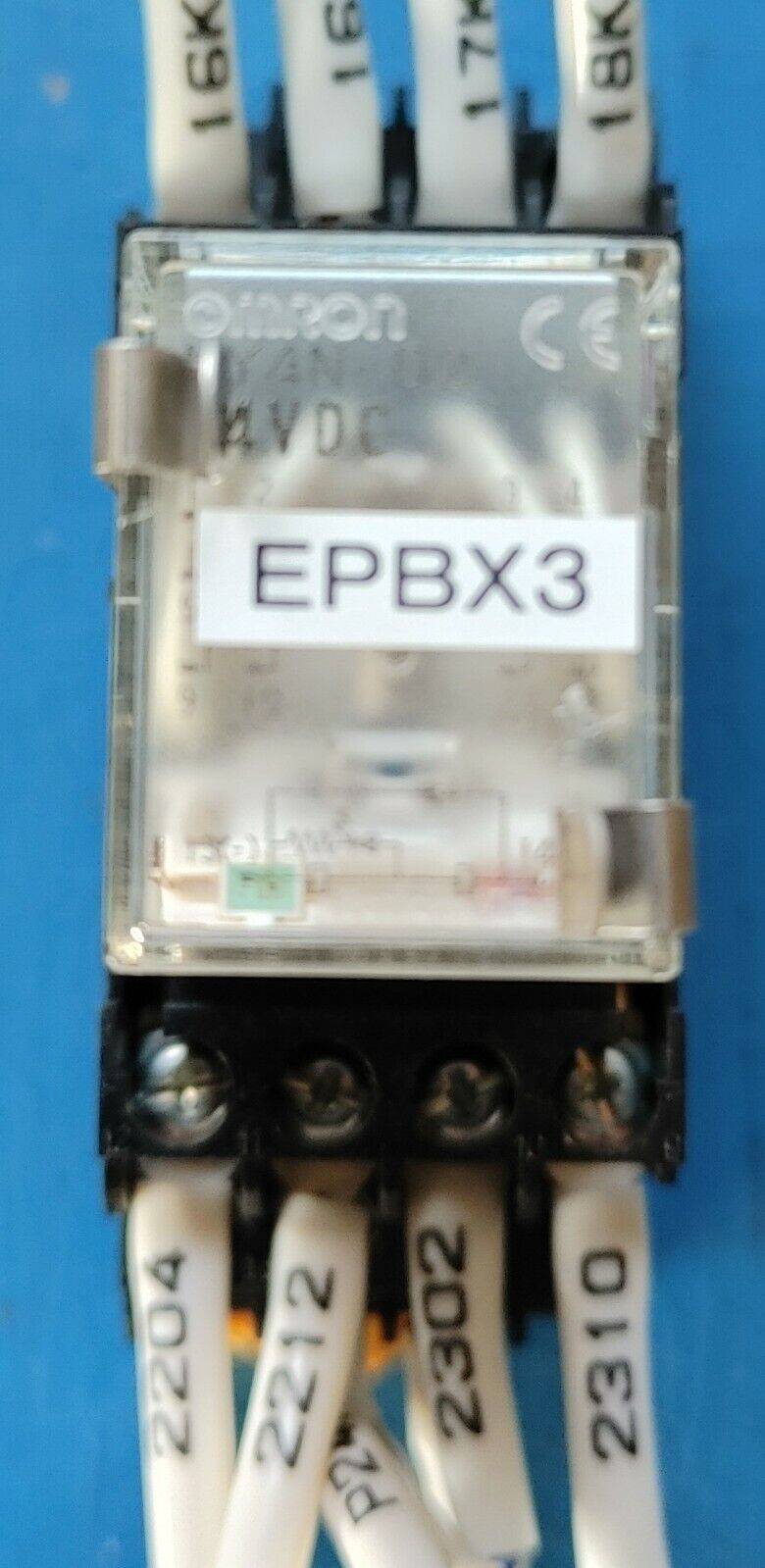 Omron MY4N-D2 24 VDC Relay with 0620C Base MY4ND2