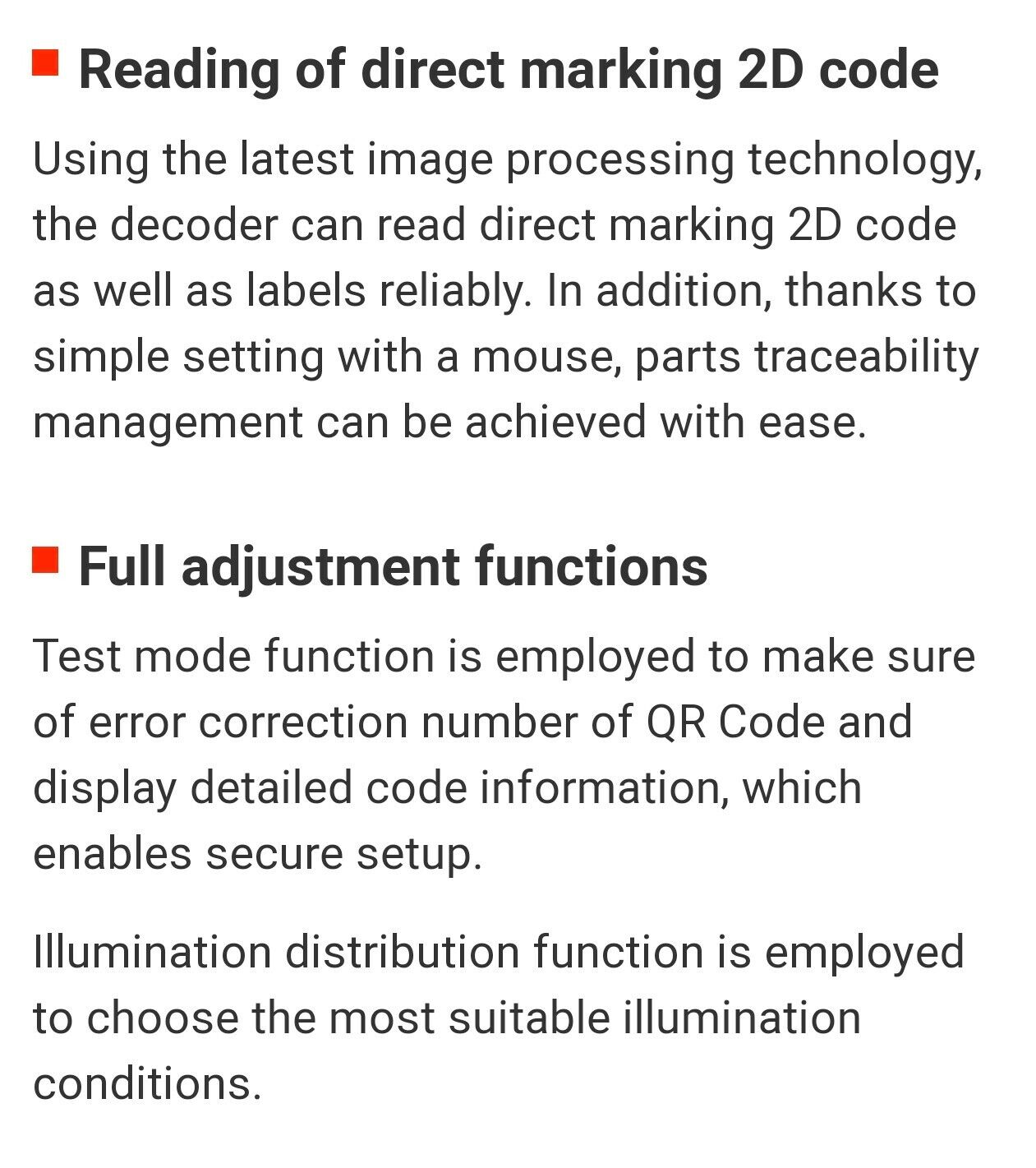 DENSO QD20 QR Decoder 2D Code